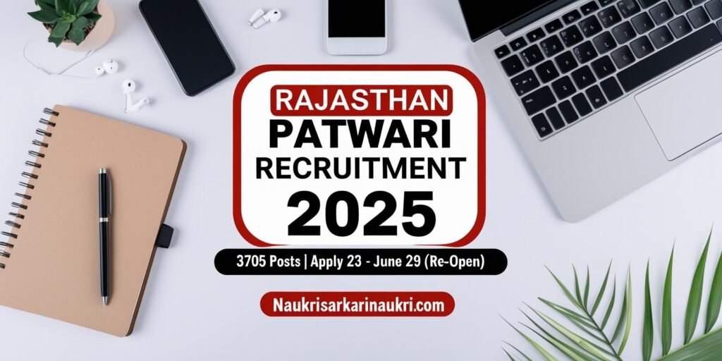 Rajasthan Patwari Recruitment 2025