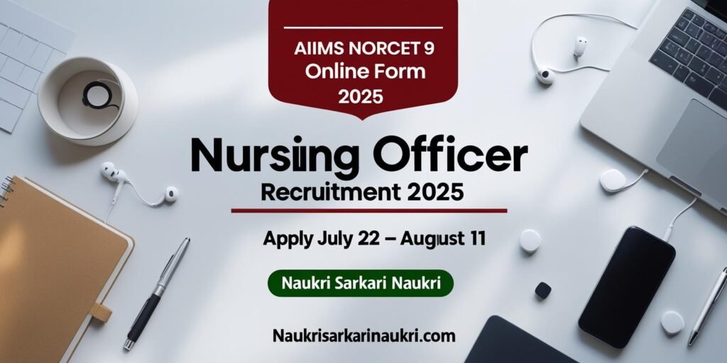 AIIMS NORCET 9 Recruitment 2025