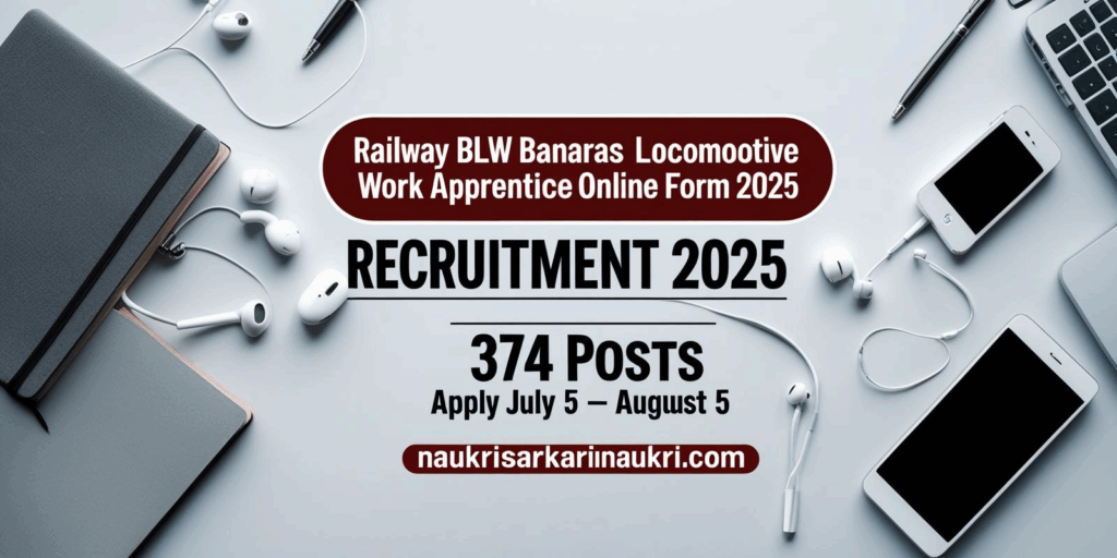 Railway BLW Banaras Locomotive Work Apprentice Online Form 2025