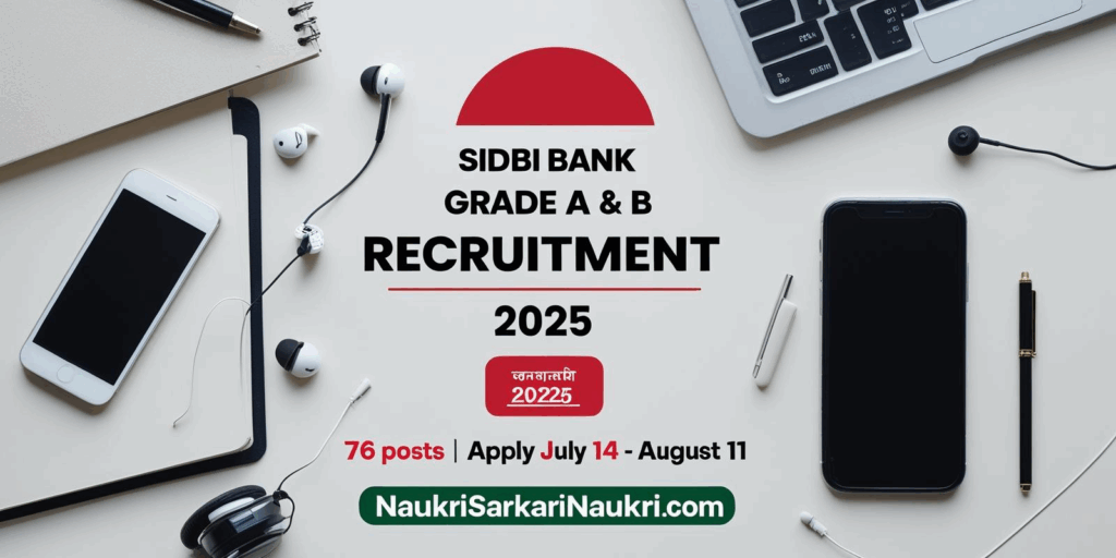 SIDBI Bank Grade A & B Recruitment 2025