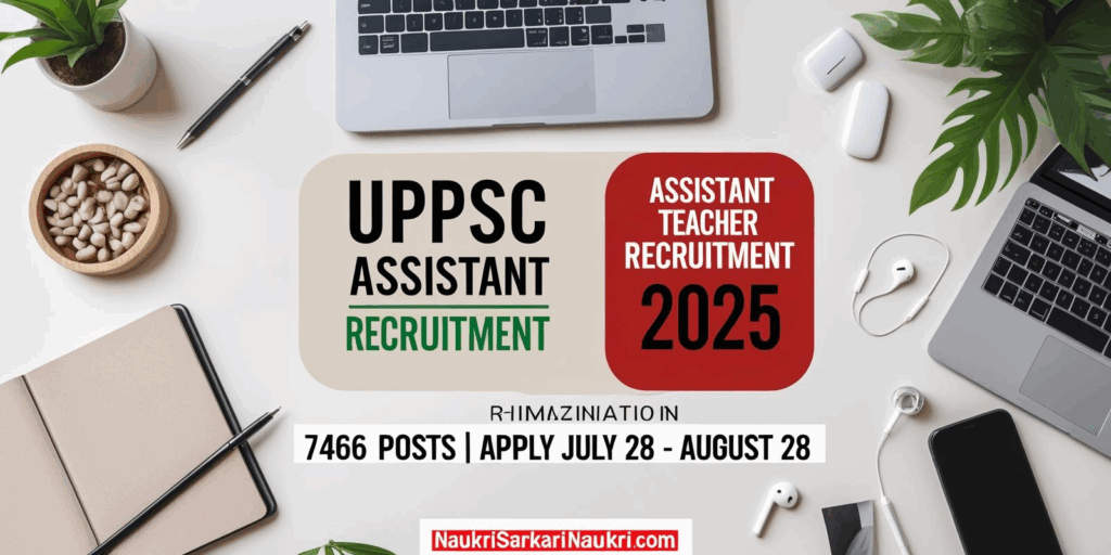 UPPSC Assistant Teacher Recruitment 2025: Apply Online for 7466 Vacancies