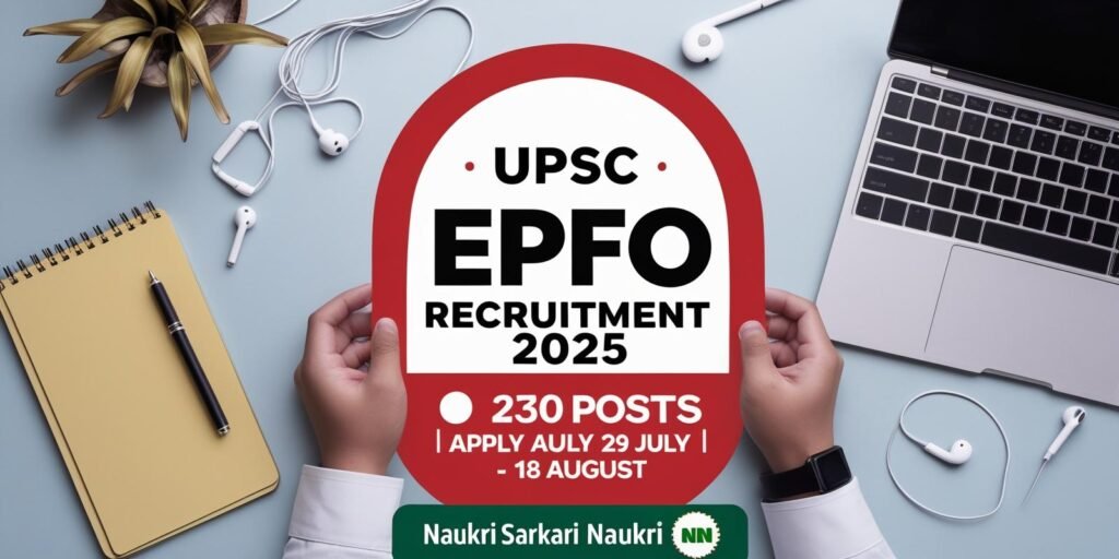 UPSC EPFO Recruitment 2025