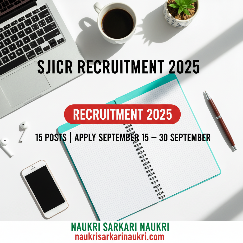 SJICR Recruitment 2025: Apply Offline for 15 Staff Nurse Posts