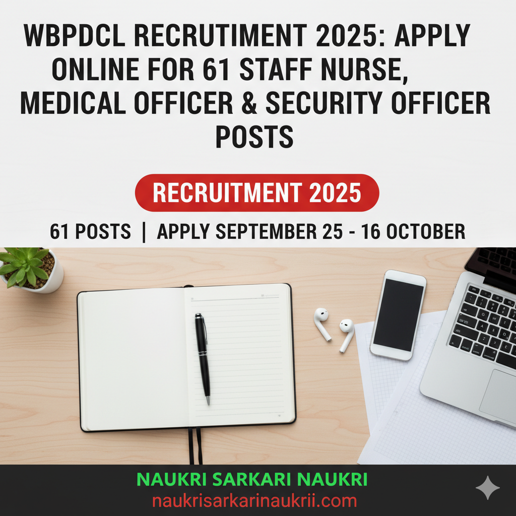 WBPDCL Recruitment 2025