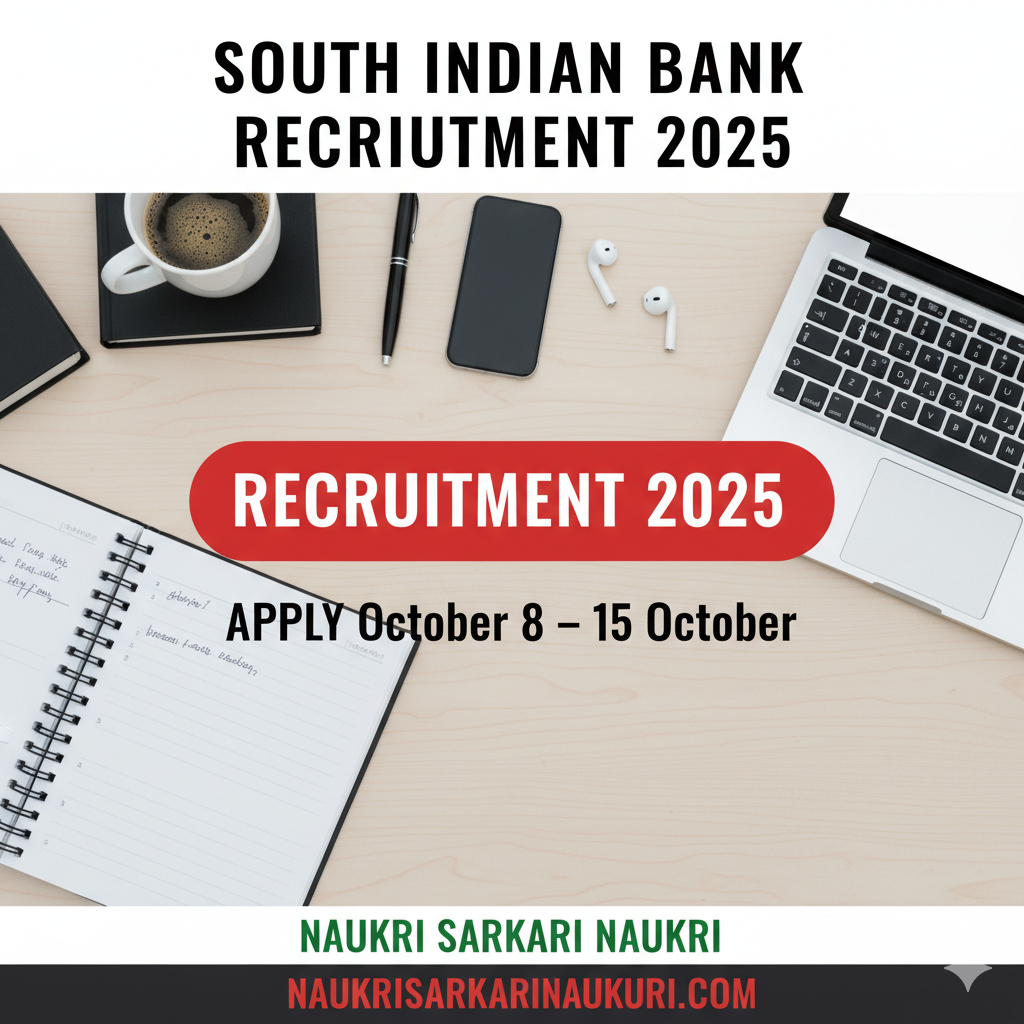 South Indian Bank Recruitment 2025 
