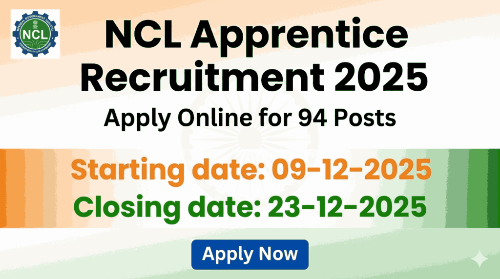 NCL Apprentice Recruitment 2025 
